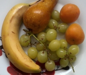 Indoor picnic - fruit salad