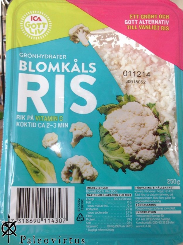 ICA Cauliflower Rice (Blomkålsris)