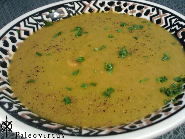 Indian carrot and broccoli soup